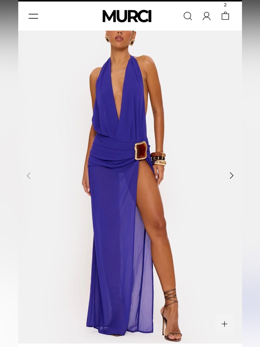 COLADA MAXI DRESS
Halter neck maxi dress